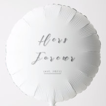 Ihr ewig | Custom Helium Balloon für Hochzeit
