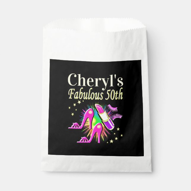 IHR FABULOUS 50. PERSONALISIERTES DESIGN GESCHENKTÜTCHEN (Vorderseite)