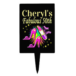IHR FABULOUS 50. PERSONALISIERTES DESIGN KUCHENAUFSATZ