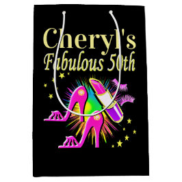 IHR FABULOUS 50. PERSONALISIERTES DESIGN MITTLERE GESCHENKTÜTE