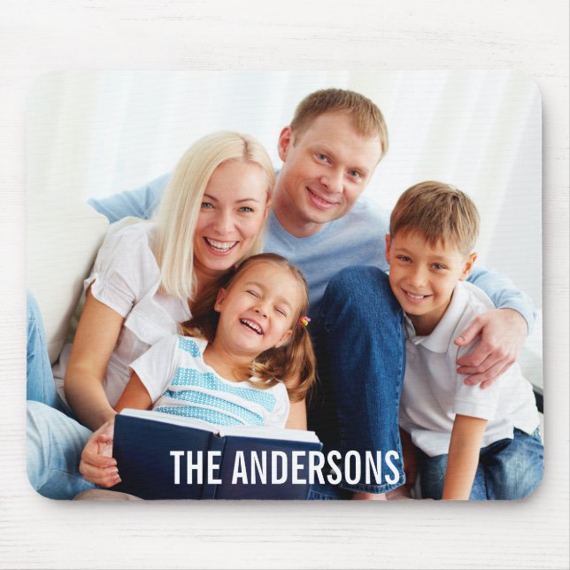 Ihr Familien-Foto u. NamensMousepad W Mousepad (Vorne)