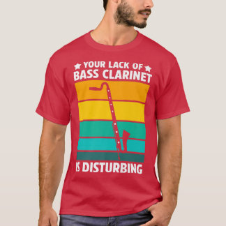 Ihr fehlendes Bass Klarinettenmusikinstrument T-Shirt