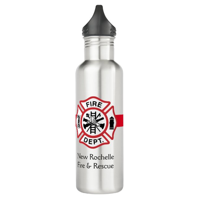 Ihr Feuerwehrmann Edelstahlflasche (Links)