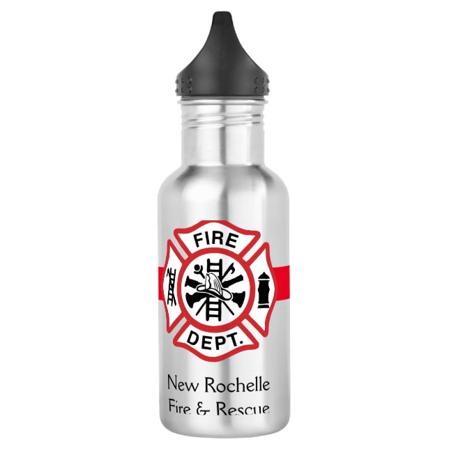 Ihr Feuerwehrmann Edelstahlflasche (Links)