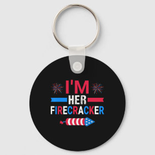 Ihr Firecracker am 4. Juli Match für hier Schlüsselanhänger