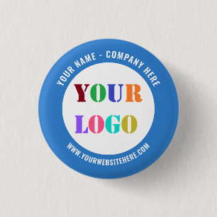 Ihr Firmenlogo auf bedruckten Promotionsbuttons Button