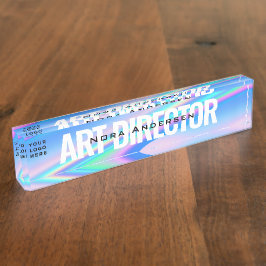 Ihr Firmenlogo - benutzerdefiniert, homolografisch Namensplakette