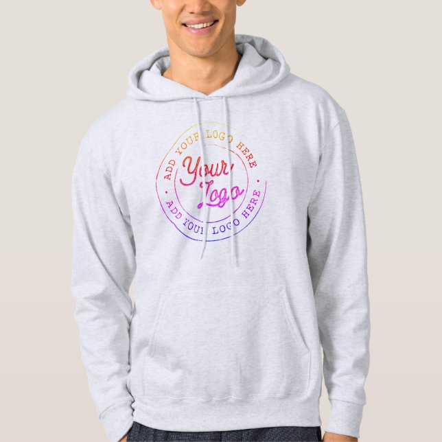 Ihr Firmenlogo - Benutzerdefinierter Mitarbeiter - Hoodie (Vorderseite)
