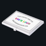 Ihr Firmenlogo - Benutzerdefinierter Text-Business Visitenkarten Dose<br><div class="desc">Benutzerdefinierte Farben und Schriftart - Personalisierte Visitenkarten-Fälle mit Ihrer Firmenlogo-Website oder benutzerdefiniertes Werbegeschenk für Unternehmen - Logo hinzufügen - Bild oder QR-Code - Foto / Name - Firma / Website / Informationen / Mehr - Vergrössern und verschieben oder entfernen und ergänzen Sie Elemente / Texte mit Anpassungstool. Wählen Sie Schriftart...</div>