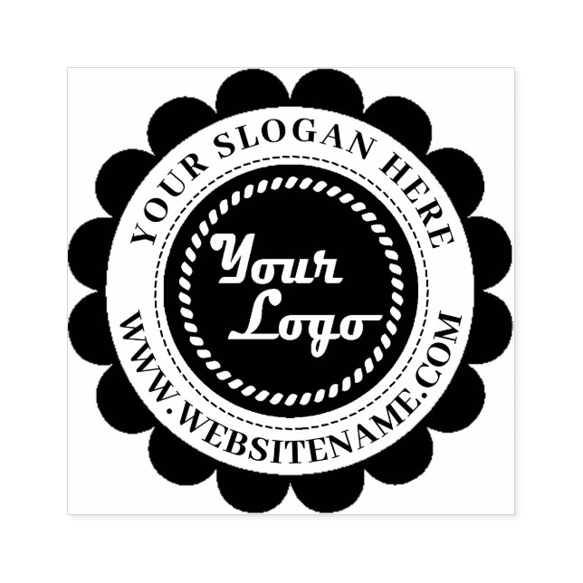 Ihr Firmenlogo Gummistempel (Prägung)