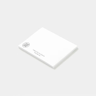 Ihr Firmenlogo Mitarbeiternamen personalisiert Post-it Klebezettel