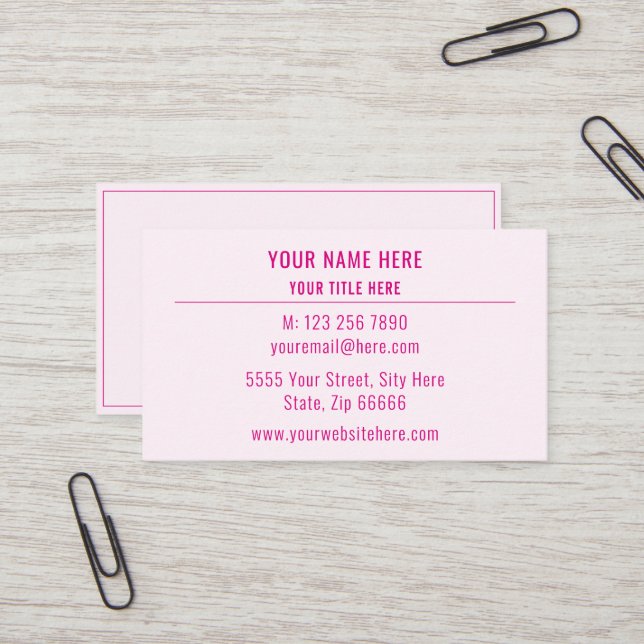 Ihr Firmenlogo Moderne Personalisierte Farben Visitenkarte (Vorderseite/Rückseite Beispiel)