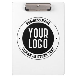 Ihr Firmenlogo oder Design | Fett bearbeitbarer Te Klemmbrett