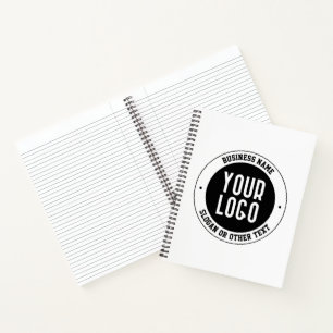 Ihr Firmenlogo oder Design Fett bearbeitbarer Te Notizbuch