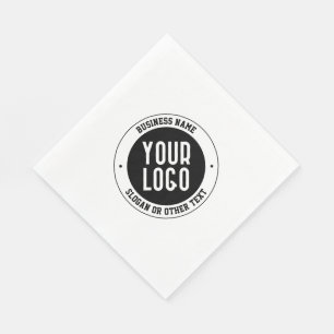 Ihr Firmenlogo oder Design Fett bearbeitbarer Te Serviette