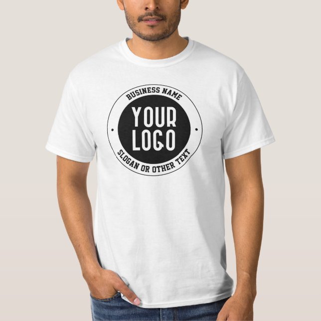 Ihr Firmenlogo oder Design | Fett bearbeitbarer Te T-Shirt (Vorderseite)