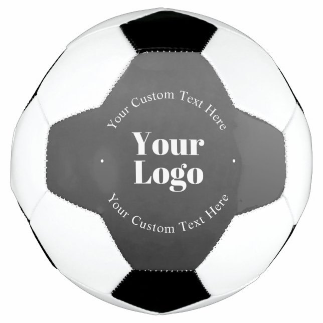 Ihr Firmenlogo oder Ihr Design und Ihr bearbeitete Fußball (Vorderseite)