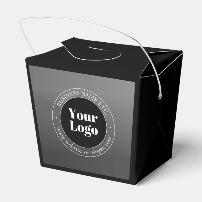 Ihr Firmenlogo oder Ihr Design und Ihr bearbeitete Geschenkschachtel (Rückseite)