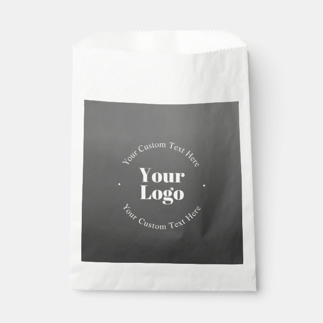 Ihr Firmenlogo oder Ihr Design und Ihr bearbeitete Geschenktütchen (Vorderseite)