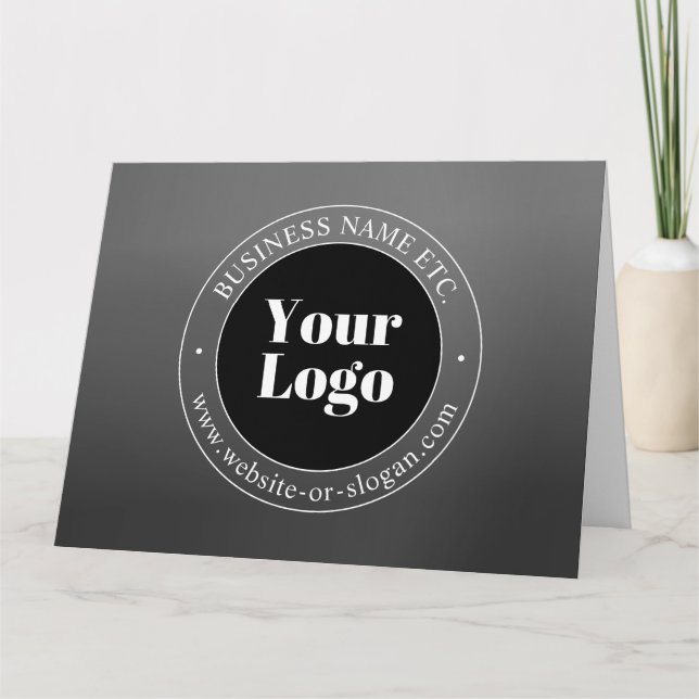 Ihr Firmenlogo oder Ihr Design und Ihr bearbeitete Karte (Vorderseite)