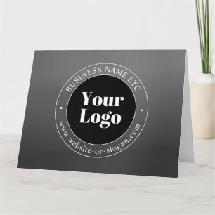 Ihr Firmenlogo oder Ihr Design und Ihr bearbeitete Karte