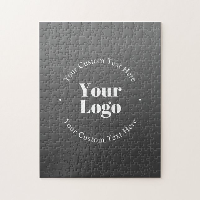 Ihr Firmenlogo oder Ihr Design und Ihr bearbeitete Puzzle (Vertikal)