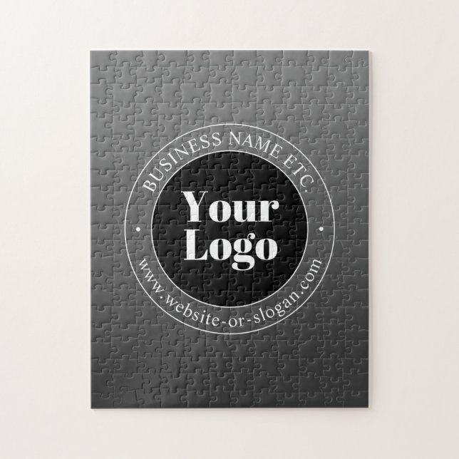 Ihr Firmenlogo oder Ihr Design und Ihr bearbeitete Puzzle (Vertikal)