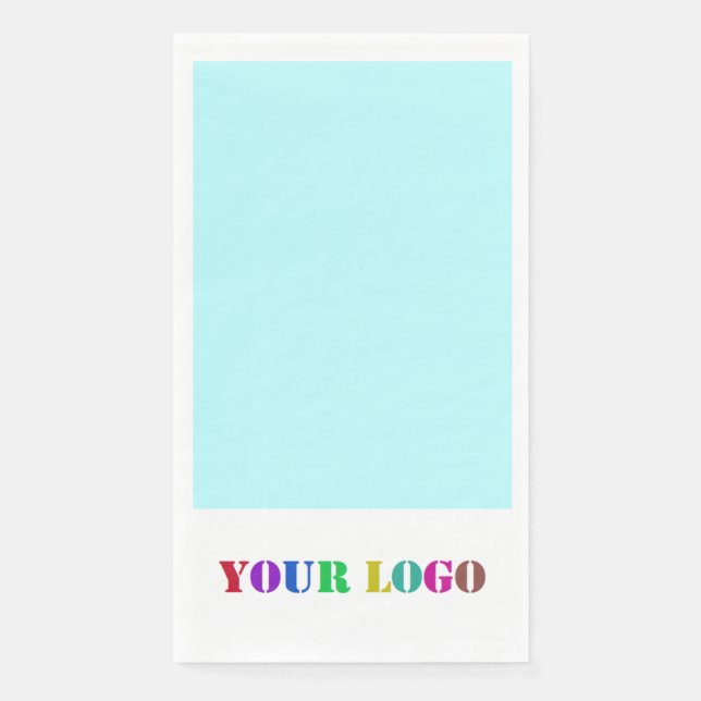 Ihr Firmenlogo Papier Handtücher sind farblich Serviette (Vorderseite)