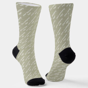 Ihr Firmenlogo personalisierte Krawatte Socken