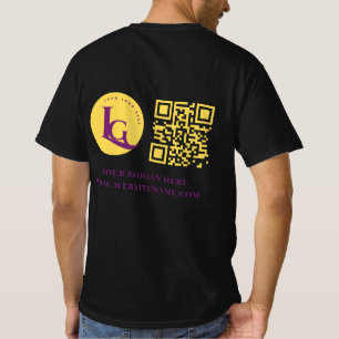 Ihr Firmenlogo QN-Code T-Shirt
