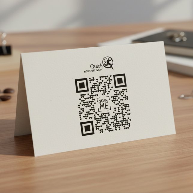 Ihr Firmenlogo QR Code Briefmarke Permastempel (Your Company Logo QR Code Rubber Stamp)
