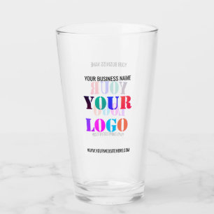 Ihr Firmenlogo Text Info Marken Glas Beispiel