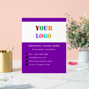 Ihr Firmenlogo und Ihr benutzerdefiniertes Text-Ak Acrylschild