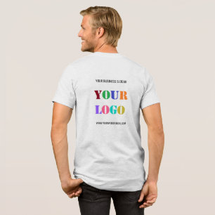 Ihr Firmenlogo und Ihr benutzerdefiniertes Textges Tri-Blend Shirt