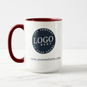 Ihr Firmenlogo und Ihre Website Tasse