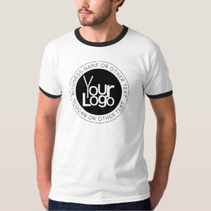 Ihr Firmenlogo und moderner, einfacher, bearbeitba T-Shirt