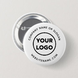 Ihr Firmenlogo und Text Corporate Swag Button