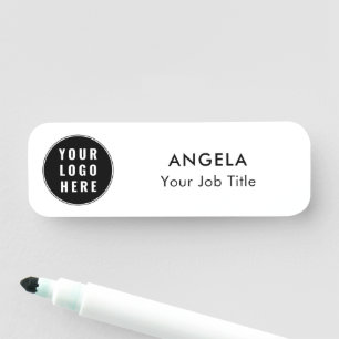 Ihr Firmenlogo und Website Corporate Namensschild