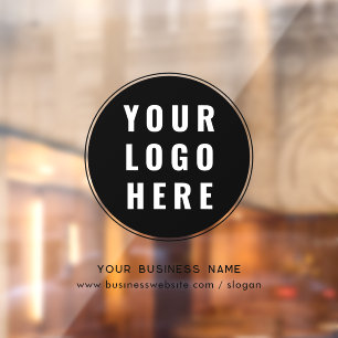 Ihr Firmenlogo und Website-Marketing Fensteraufkleber