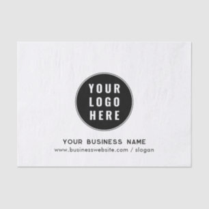 Ihr Firmenlogo und Website-Marketing Seidenpapier
