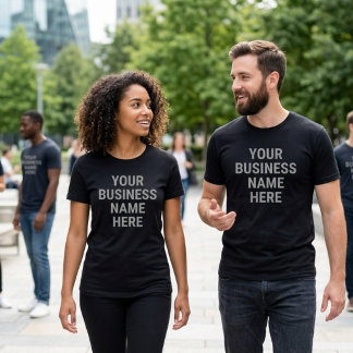 Ihr Firmenname hier Benutzerdefiniertes Startup-T- T-Shirt