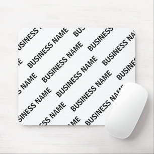 Ihr Firmenname Muster Schwarz & Weiß Mousepad