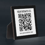 Ihr Firmenname und Ihr bearbeitbarer QR-Code Fotoplatte<br><div class="desc">Fügen Sie einfach Ihre Website-Adressen URL, um sofort einen scannbaren QR-Code zu erstellen.</div>