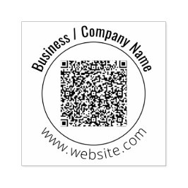 Ihr firmenspezifisches QR-Codebild | Name | Websit Gummistempel