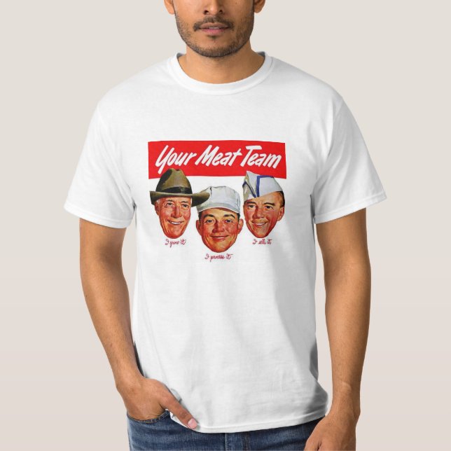 Ihr FLEISCH Team T-Shirt (Vorderseite)