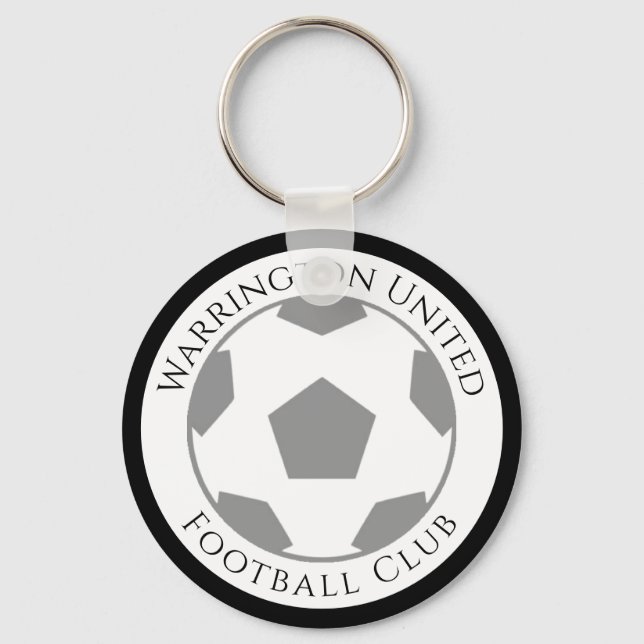 Ihr Football Club Name Schlüsselanhänger (Vorderseite)