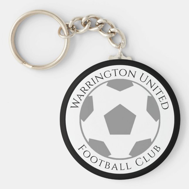 Ihr Football Club Name Schlüsselanhänger (Vorne)