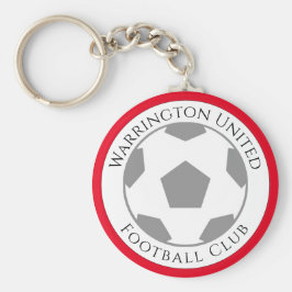 Ihr Football Club Name Schlüsselanhänger