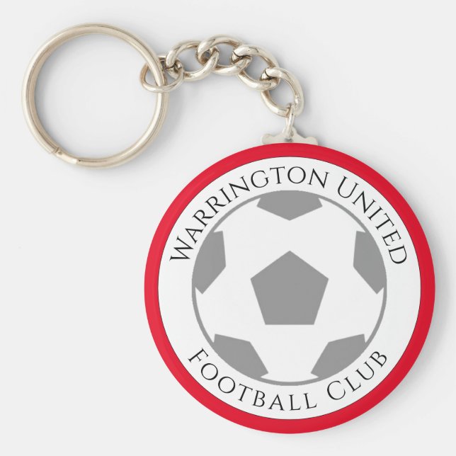 Ihr Football Club Name Schlüsselanhänger (Vorne)