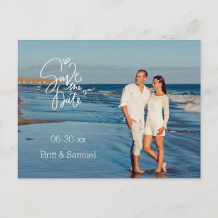 Ihr Foto Ankündigung Datum freihalten Postkarte